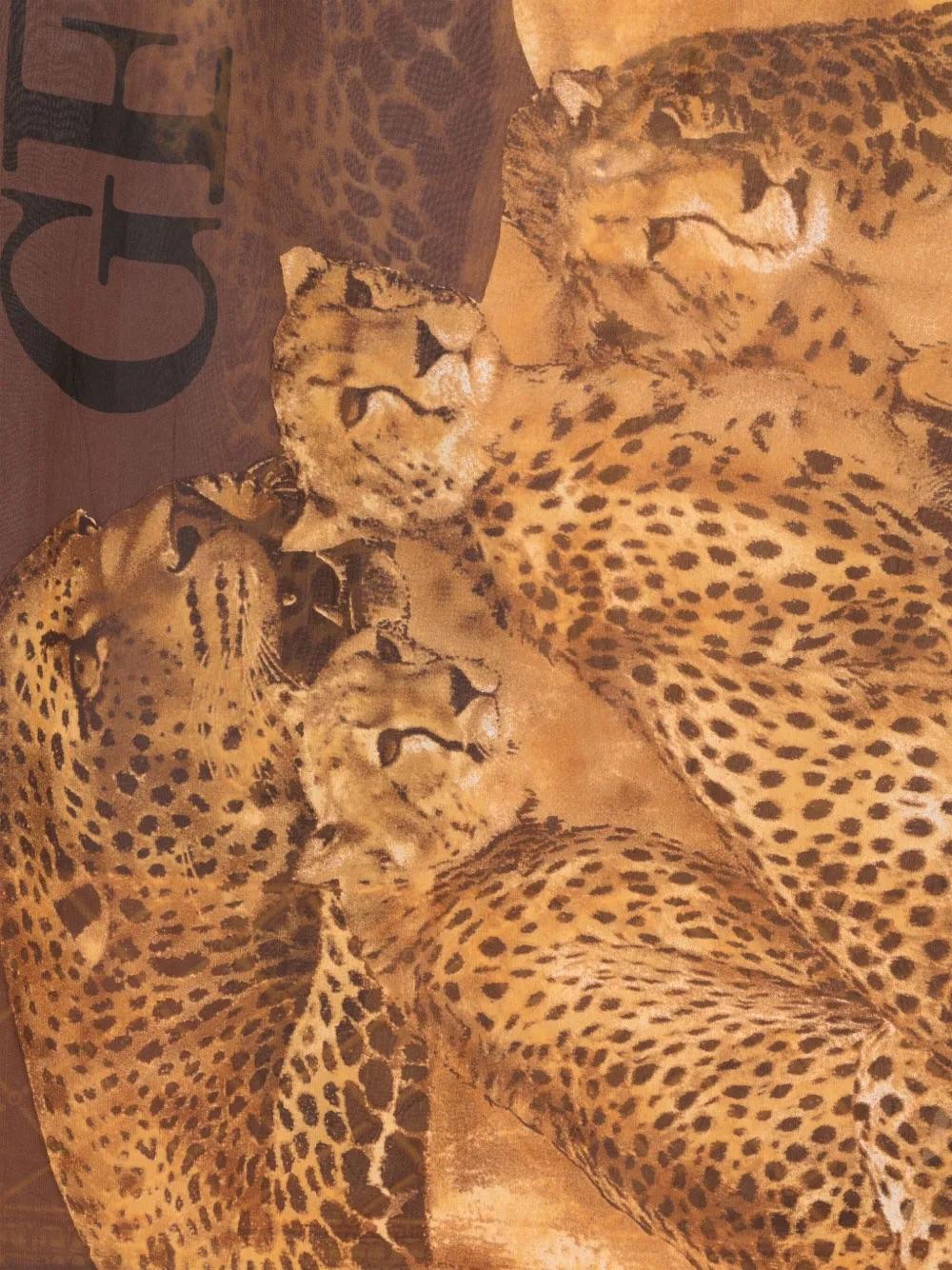 Gianfranco Ferré Chita-print silk scarf WCV241093  Gianfranco Ferré 