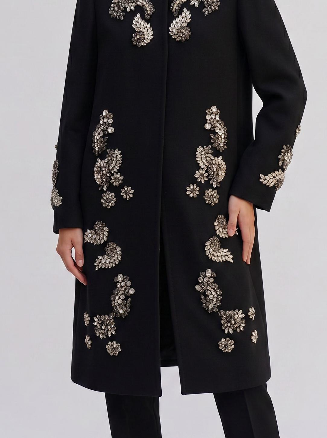 Dolce & Gabbana Embroidered Coat CVM26.6.3  Dolce & Gabbana 