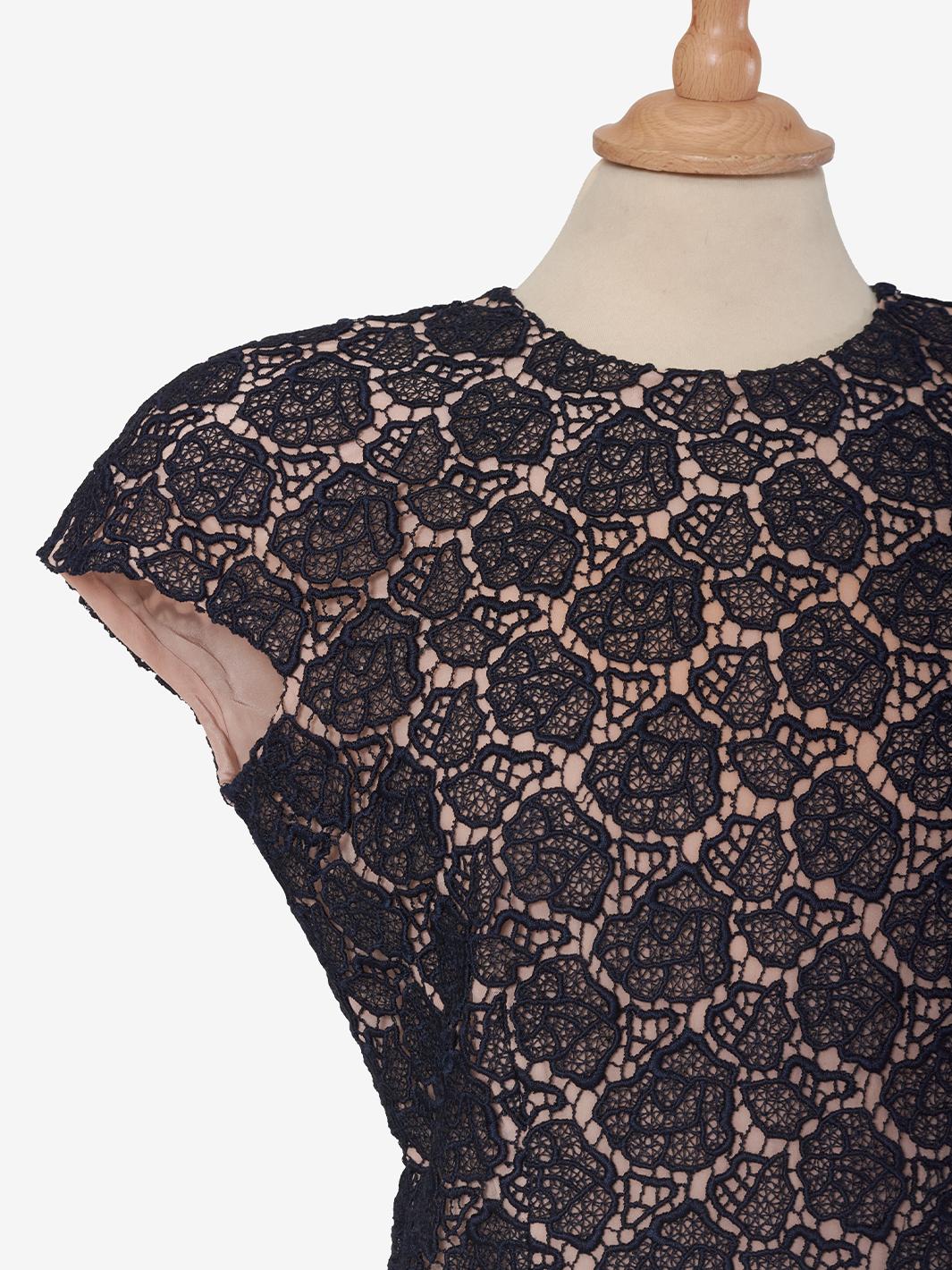 Vintage floral lace bodysuit