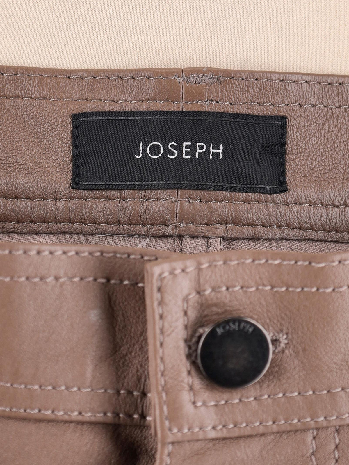 Vintage Straight-Leg Leather Pants W7426.56  Vintage 