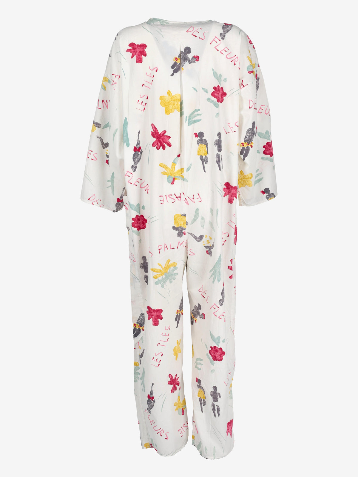 Vintage Caribbean Print Oversized Jumpsuit W150626.24  Vintage 