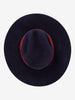 Borsalino Wide-Brim Fedora Hat with Burgundy Grosgrain Ribbon W27526.151  Borsalino 
