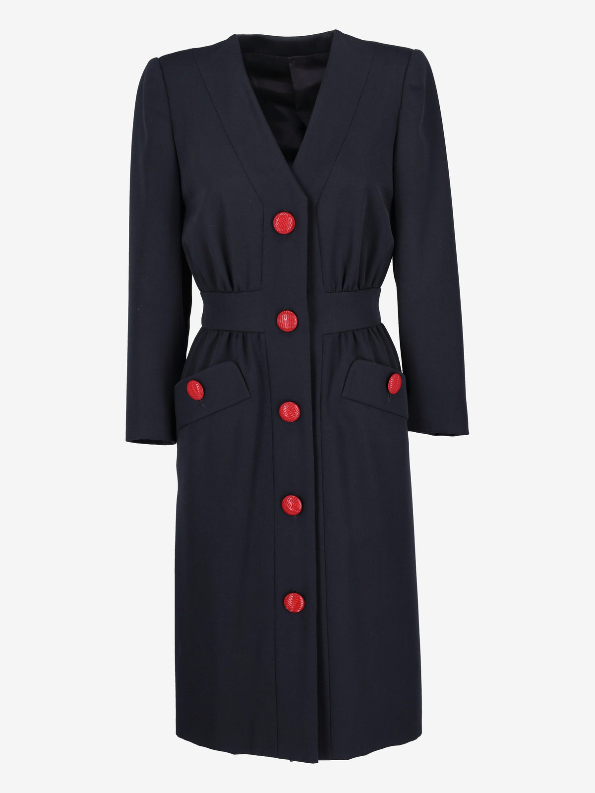 Vintage Blue Wool Dress CVB21.43.3  Vintage 
