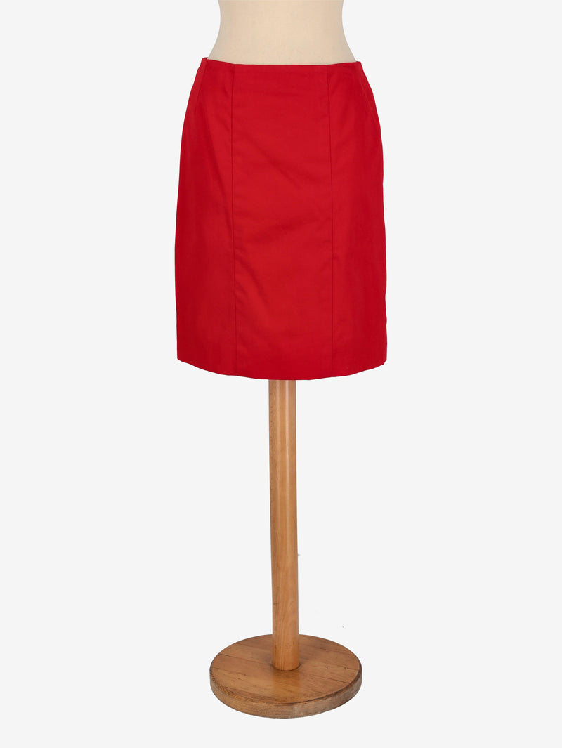 Chanel Red Midi Skirt CVB20.66.47  Chanel 