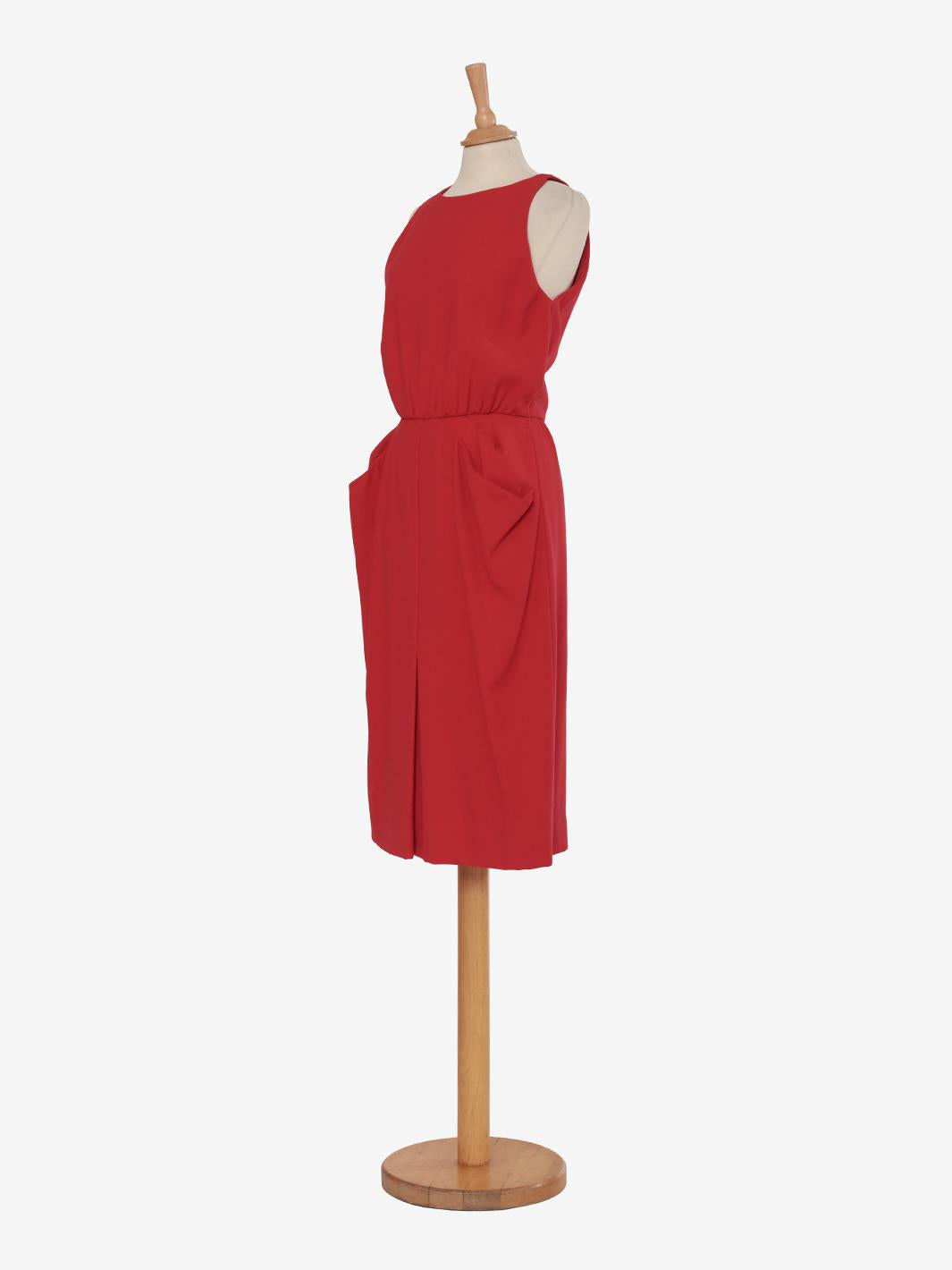 Carolyne Roehm sheath dress with sleeveless pockets - 90s AR089  Carolyne Roehm 