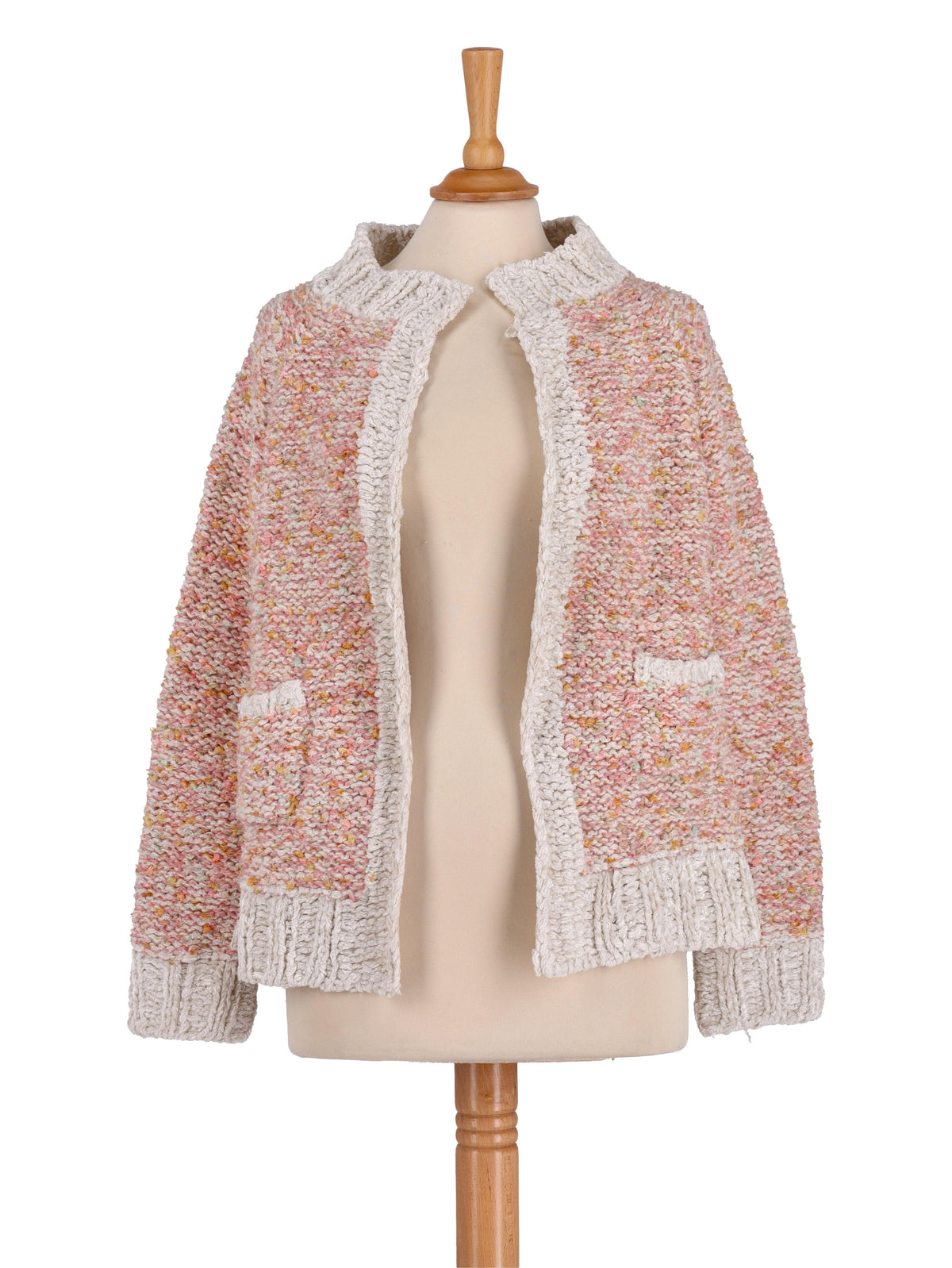 Junya Watanabe PInk Melange Cardigan WCV241010335  Junya Watanabe 