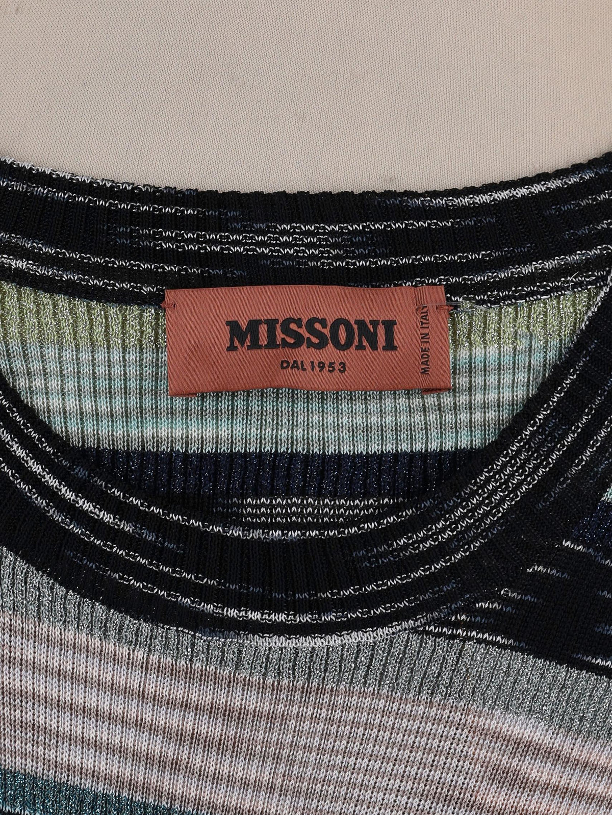 Missoni Knitted T-Shirt with Iconic Pattern W7426.28  Missoni 