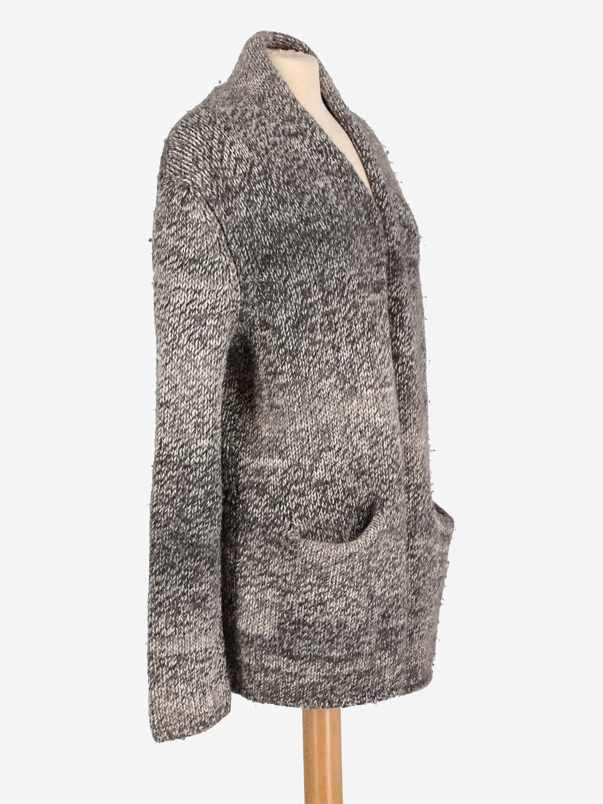 Jil Sander Grey Cardigan Sweater W271125.5  Jil Sander 
