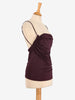 canottaGianfranco Ferré Burgundy Top - 90s