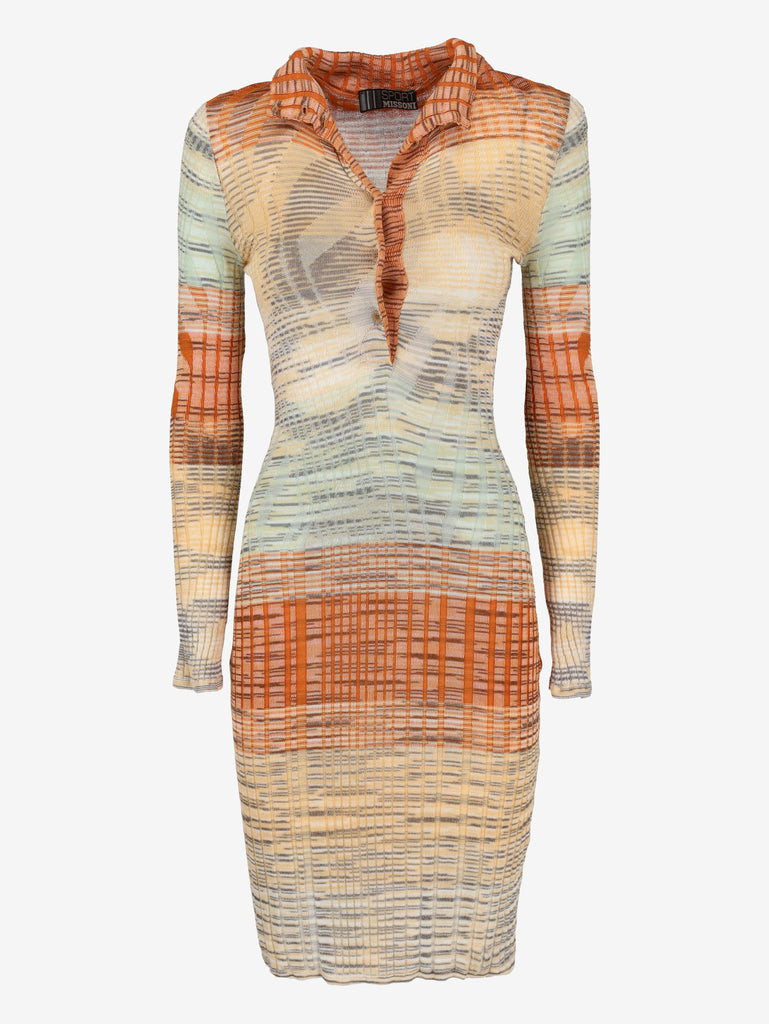 Missoni Sport Knitted Dress with Iconic Pattern W7426.31  Missoni 