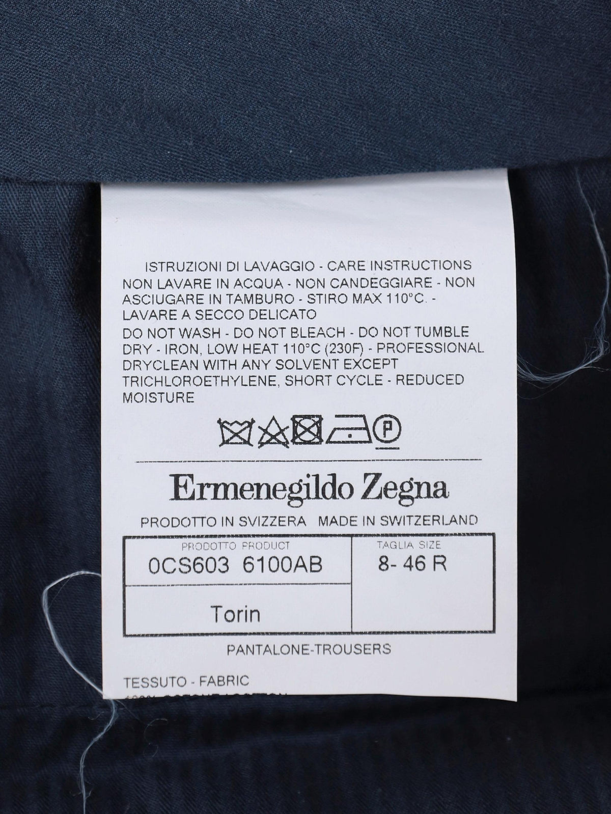 Ermenegildo Zegna Classic Elegant Trousers WCV130102  Ermenegildo Zegna 