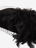 Vintage Veiled Feather Hat W27526.141  Vintage 