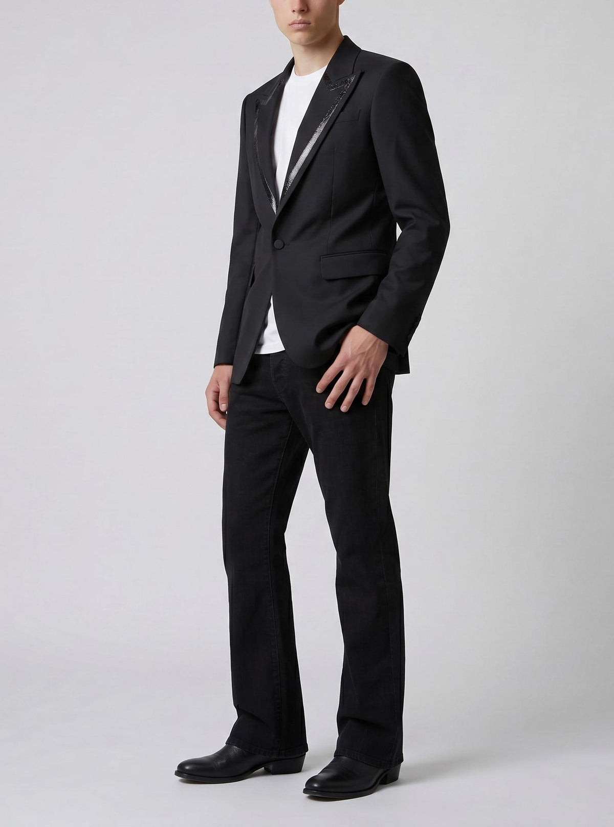 DSQUARED2 Dallas One-Button Blazer in Wool & Silk CVM26.23.212  Dsquared² 