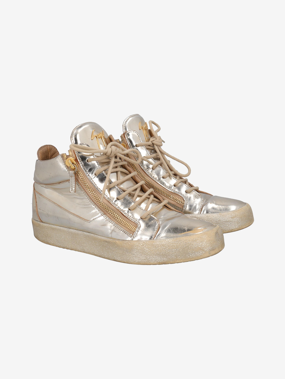 Giuseppe Zanotti Men's Golden Shoes WCV250877.14  Giuseppe Zanotti 