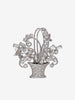 Vintage Basket of Flowers Brooch WCV13032025.48.21  Vintage 