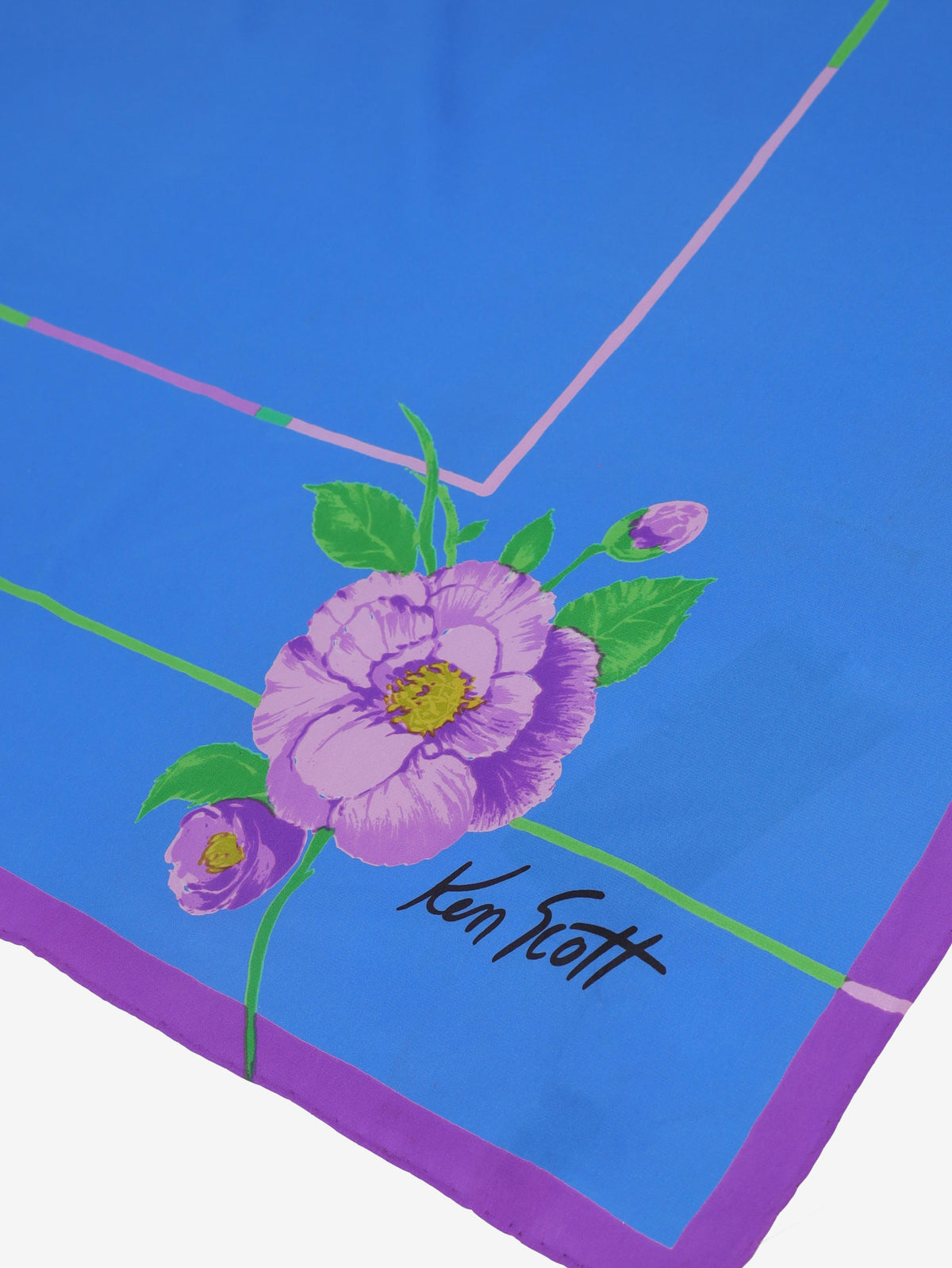 Ken Scott Butterfly Print Silk Scarf W27526.86  Ken Scott 