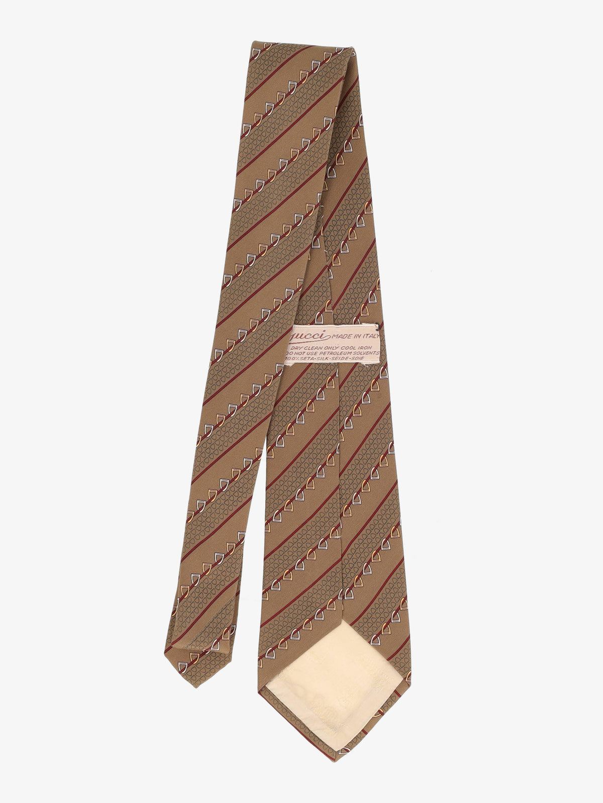 Gucci Horsebit Patterned Tie