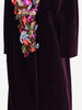 Moschino Open-Front Purple Coat with Twisted Neckline Detail W27526.172  Moschino 