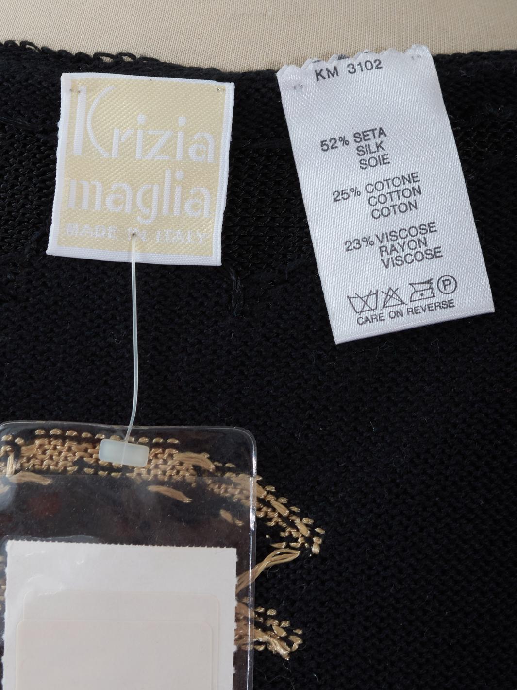 Krizia Tortoise embroidery T-shirt CVM21.90.106C  Krizia 