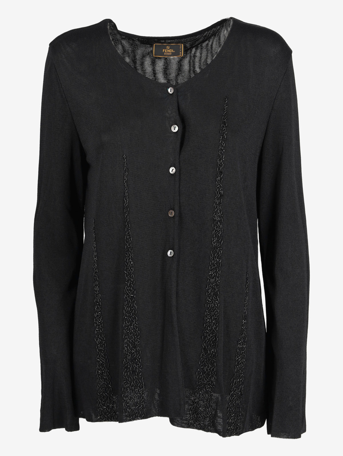 Fendi Black Cardigan W2511.97  Fendi 