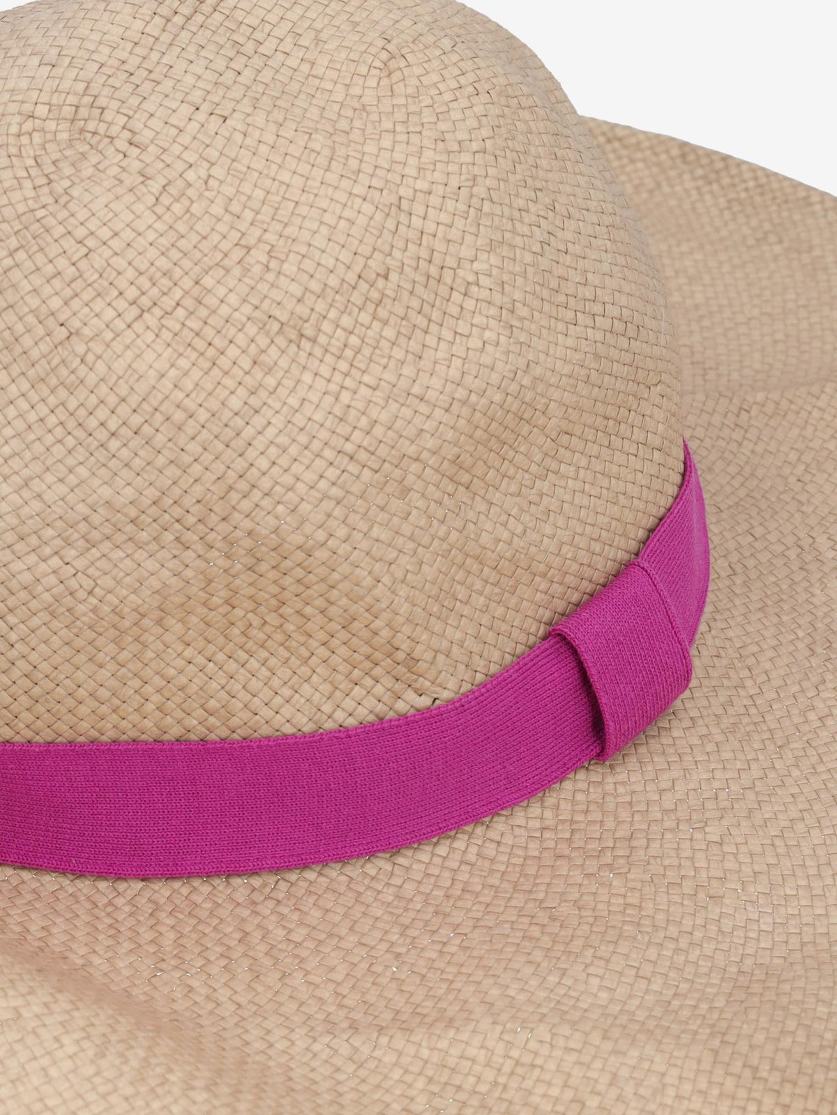 Malo "Riviera" Woven Straw Hat with Grosgrain Band WCV24101066  Vintage 