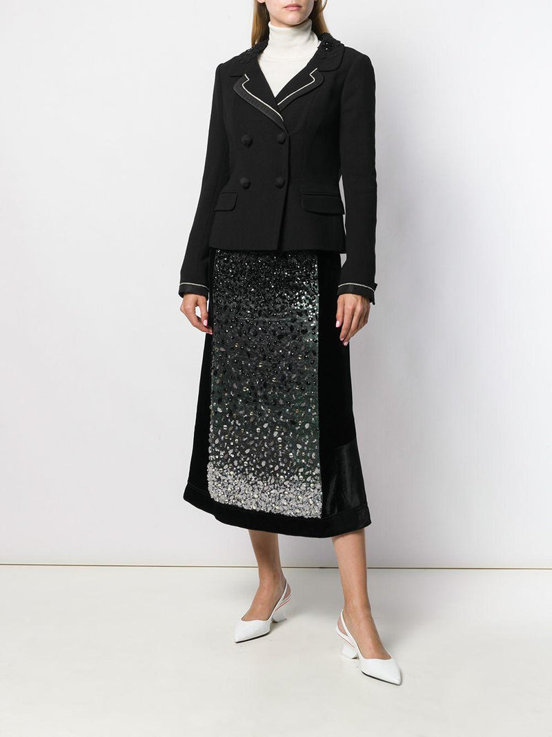 Prada Beaded Skirt CVM18.83.5  Prada 