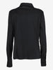Basile Black Shirt With Transparent Detail W2511.72  Basile 
