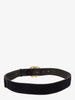 Gucci Black Suede Buckle Belt