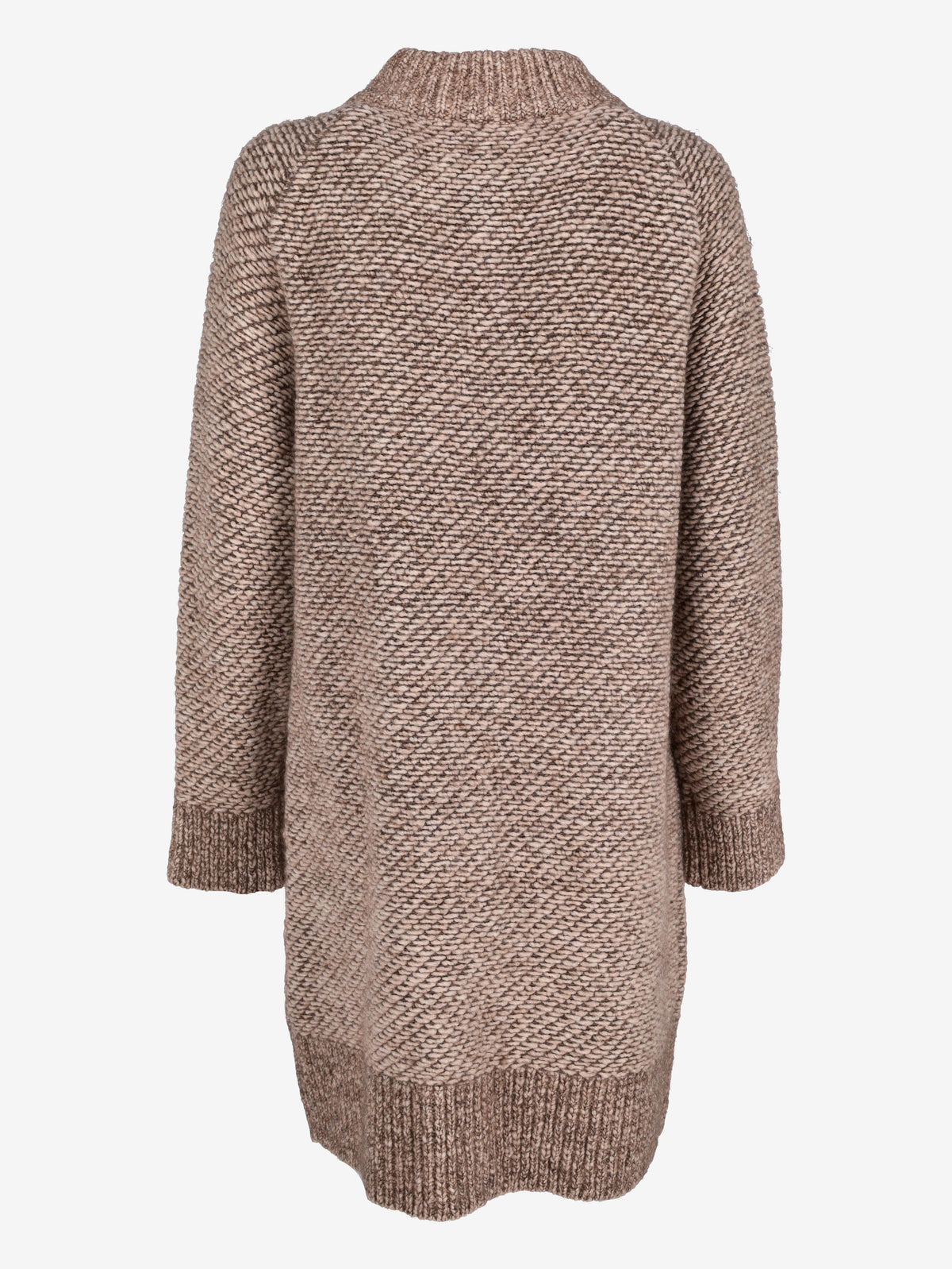 Falconeri Textured Knitted Long Coat with Buckle Detail CVM26.22.6  Falconeri 