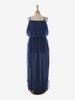 Krizia Blue And Black Long Dress WCV050624  Krizia 
