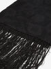 Vintage Floral Embroidered Black Shawl W27526.55  Vintage 