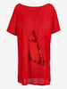 Vintage Red Dress With Anchor WCV241010352  Vintage 