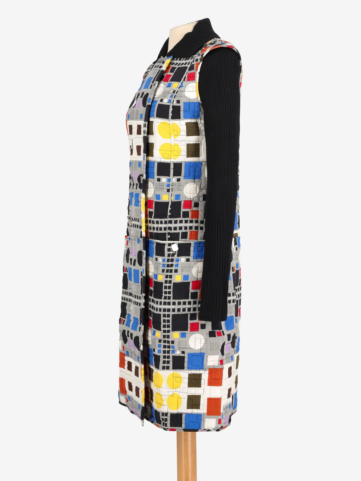 Fendi Long Multicolored Quilted Jacket W2511.64  Fendi 