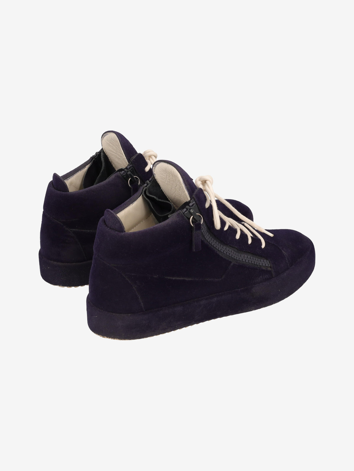 Giuseppe Zanotti Men's Blue Velvet Shoes WCV250877.07 . Giuseppe Zanotti 