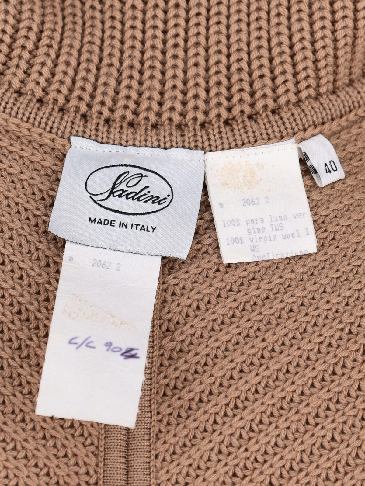 Nadini Wool Poncho W2511.118.11  Vintage 