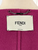 Fendi Multicolored Wool Cape Coat W27526.41  Fendi 