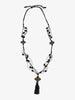 Moschino Tassel And Stones Necklace