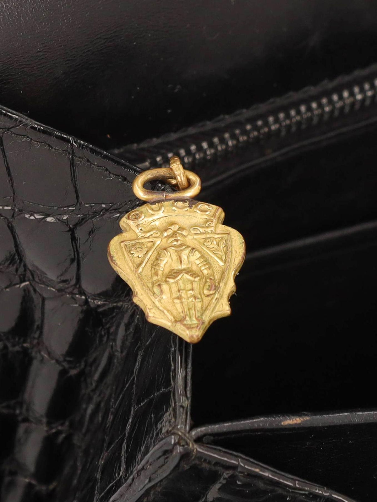 Borsa Gucci con catena in cocco nero