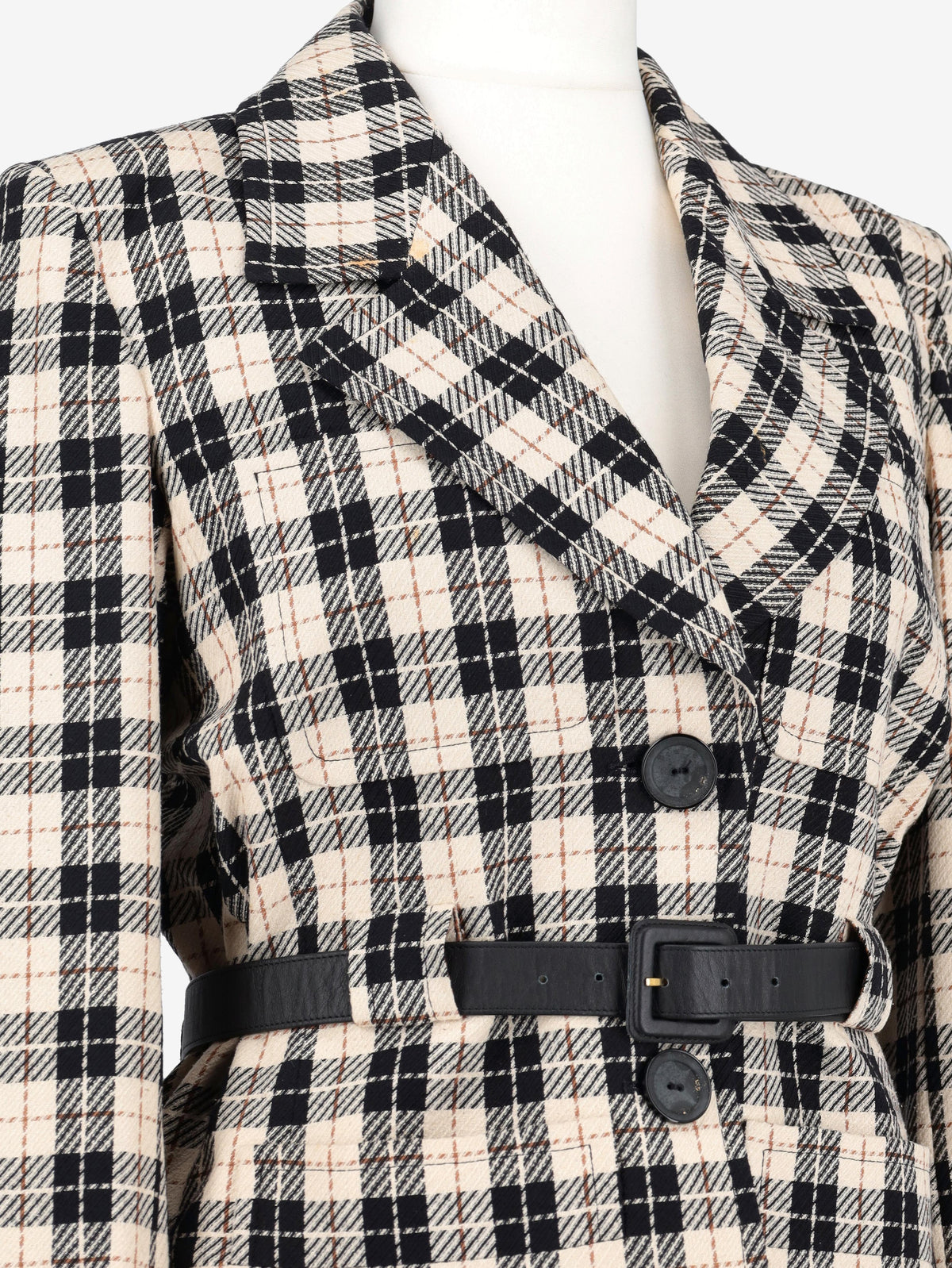 Giacca con cintura Yves Saint Laurent