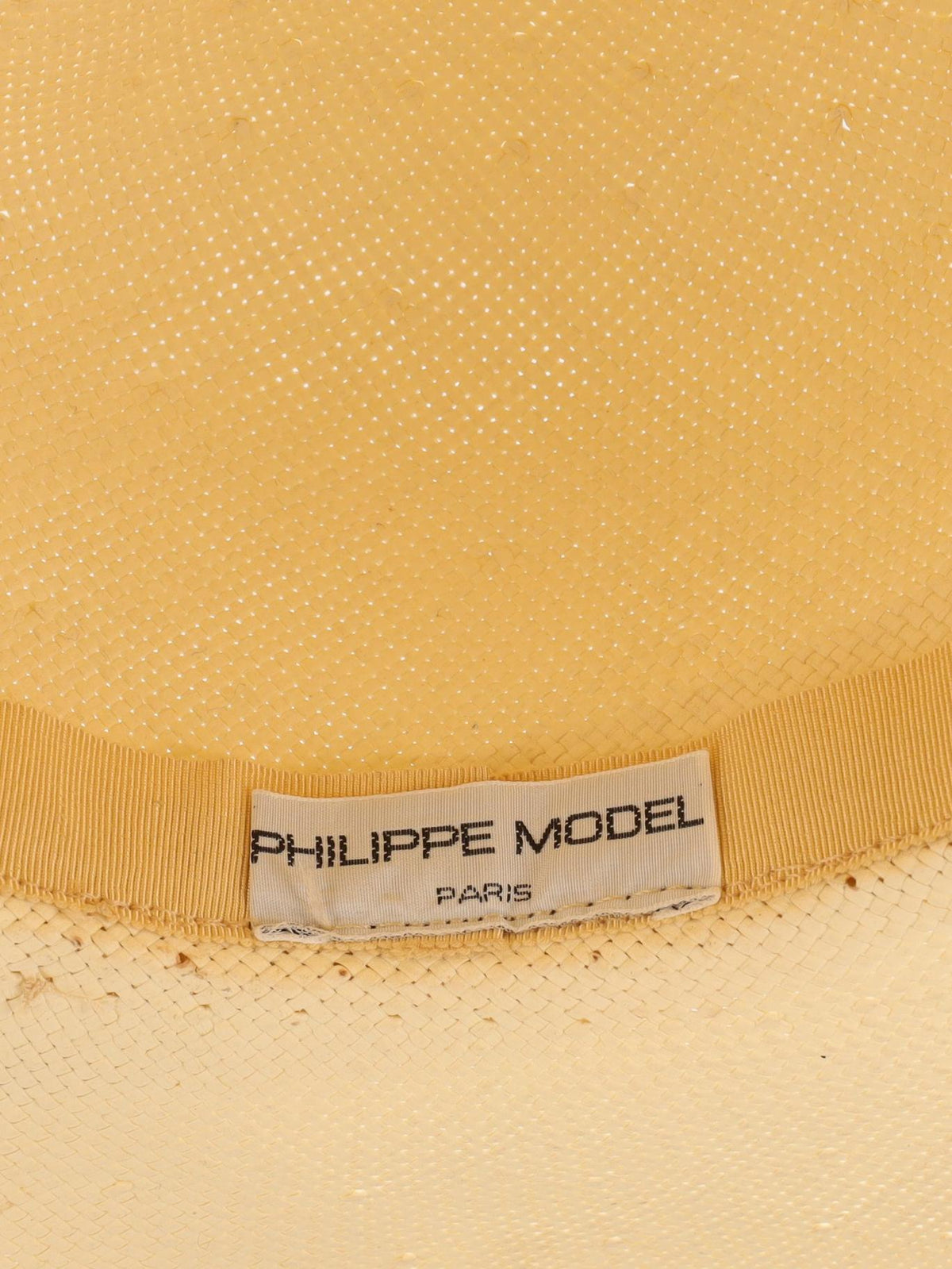Vintage Straw Hat with Grosgrain Ribbon W130126.2  Vintage 