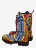 Moschino Baroque Zodiac Lace-Up Combat Boots WCV250821.04  Moschino 