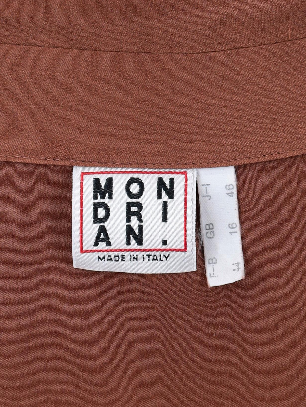 Mondrian Brown Silk Shirt WCV041224.55  Mondrian 