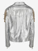 Collini Silver Leather Jacket WCV250886  Collini 