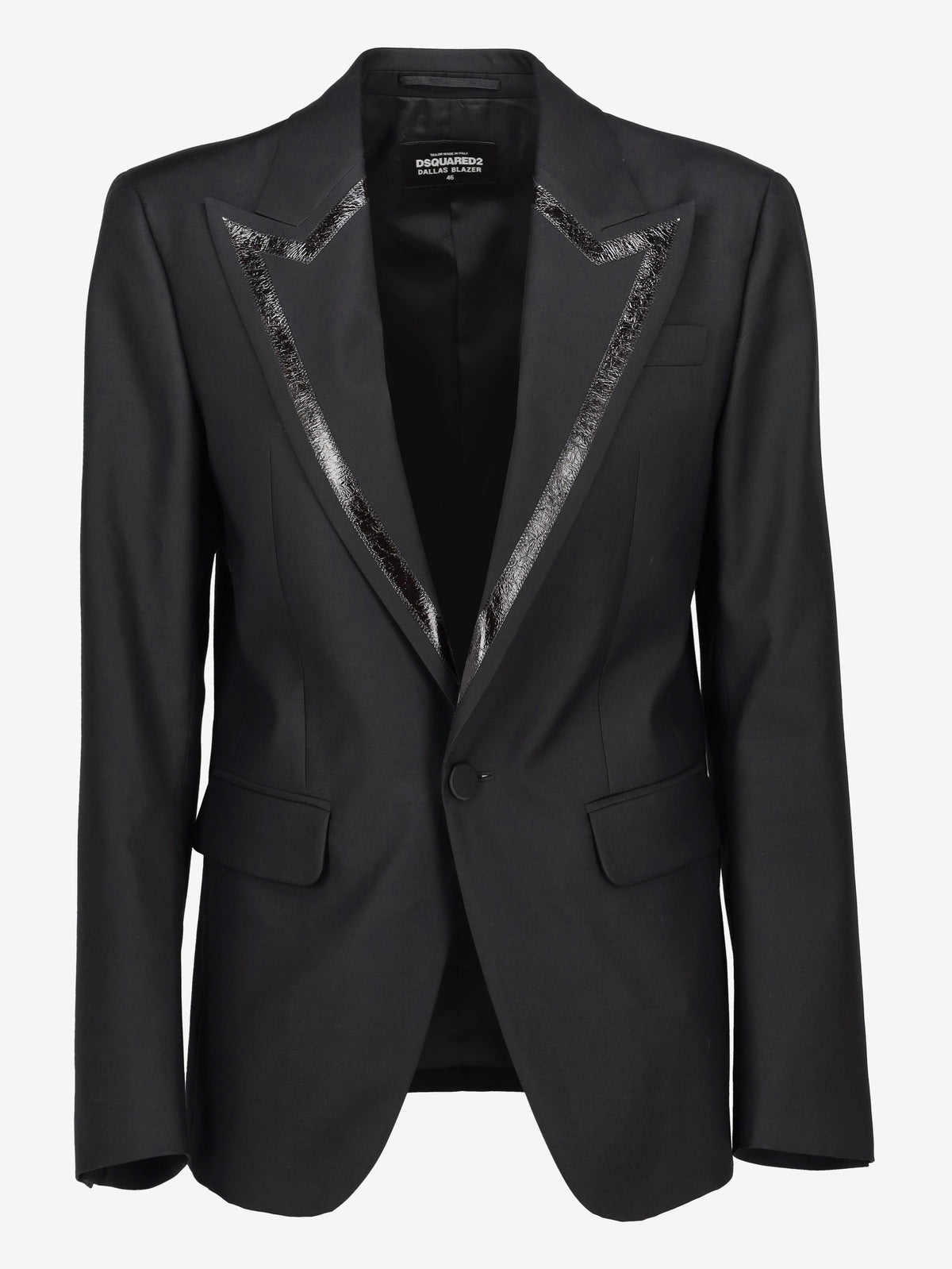 DSQUARED2 Dallas One-Button Blazer in Wool & Silk CVM26.23.212  Dsquared² 