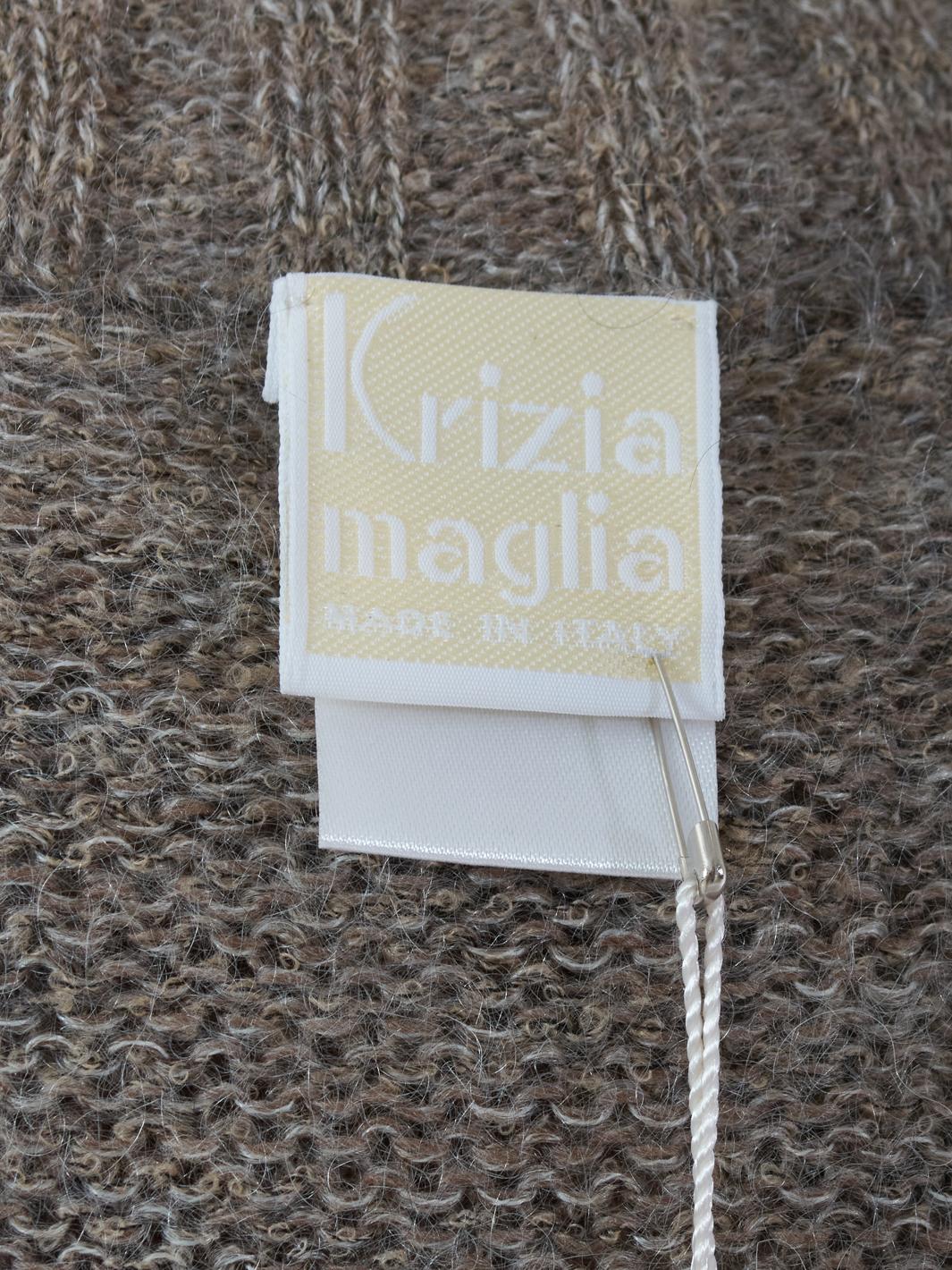 Krizia Cardigan corto con stampa leopardata