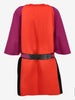 Fendi Multicolored Wool Cape Coat W27526.41  Fendi 