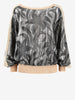 Gianfranco Ferrè Silver Patterned Jumper