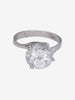 Vintage Solitaire Engagement Ring with Faux Diamond WCV13032025.48.12  Vintage 
