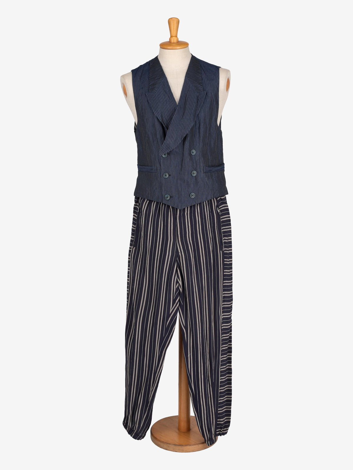 Giorgio Armani Blue Striped Suit WCV112505  Giorgio Armani 