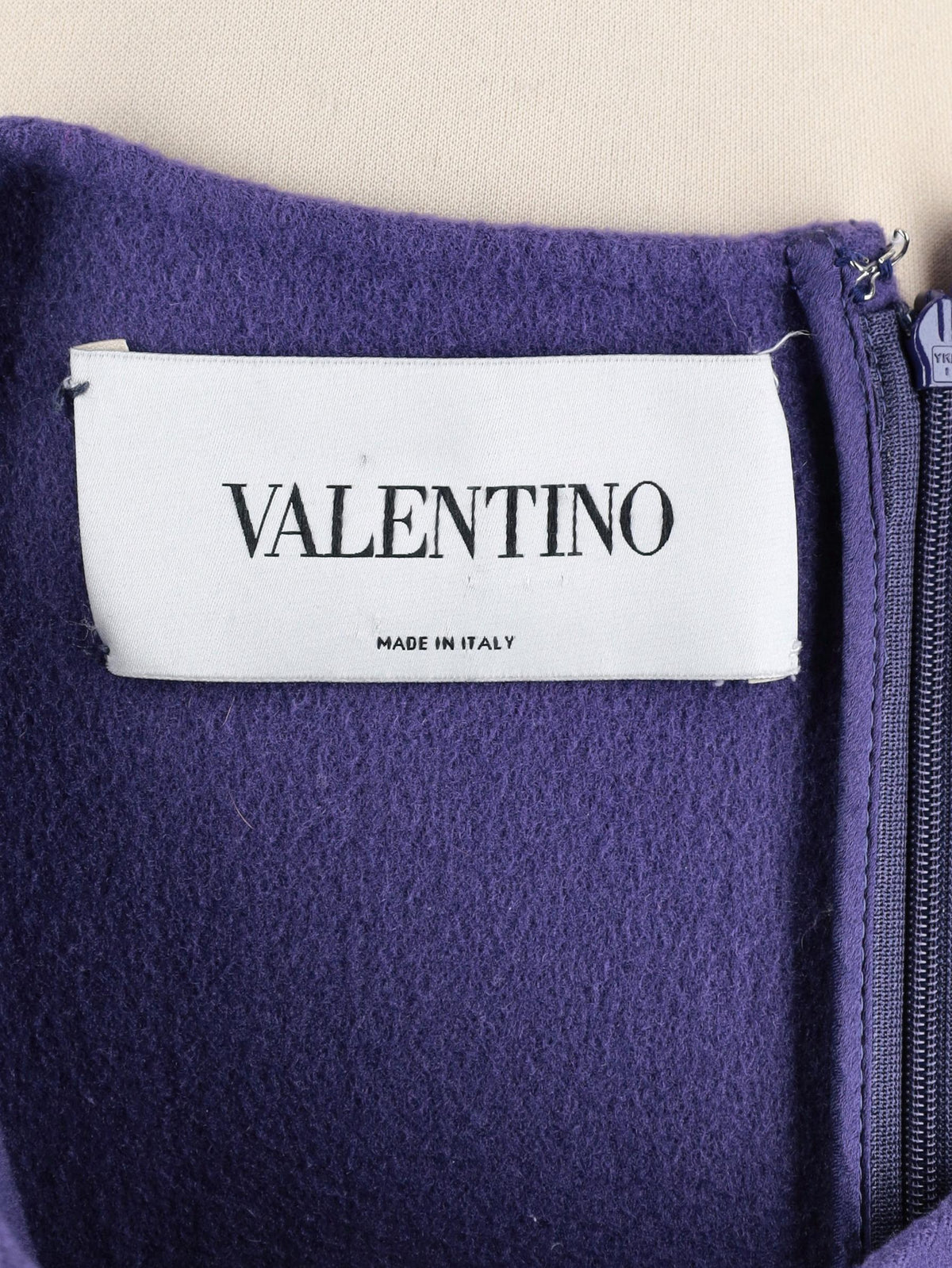 Valentino Wool & Cashmere Blend Striped Midi Dress MR61125.6  Valentino 